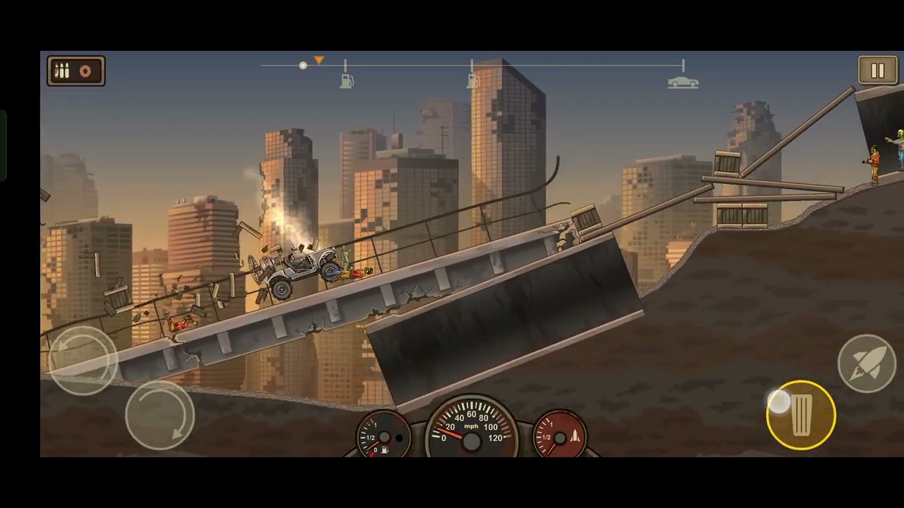 Earn to Die Gameplay 🚗💥 | Upgrading Car to Escape the Zombie Apocalypse