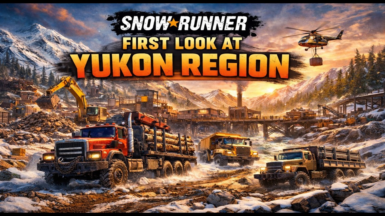 “Yukon Region is BRUTAL… First Time Playing It! | SnowRunner Live”