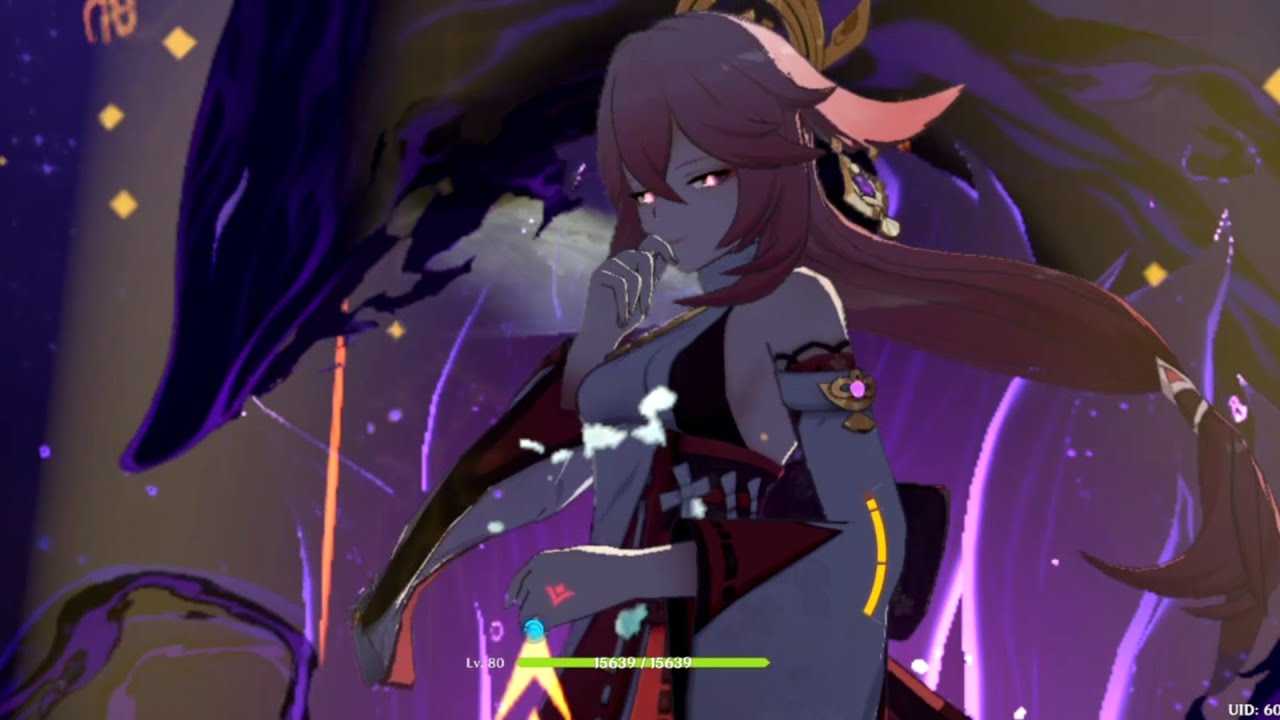 C0 Yae Miko lvl 6 talent R5 Widsith | Genshin impact