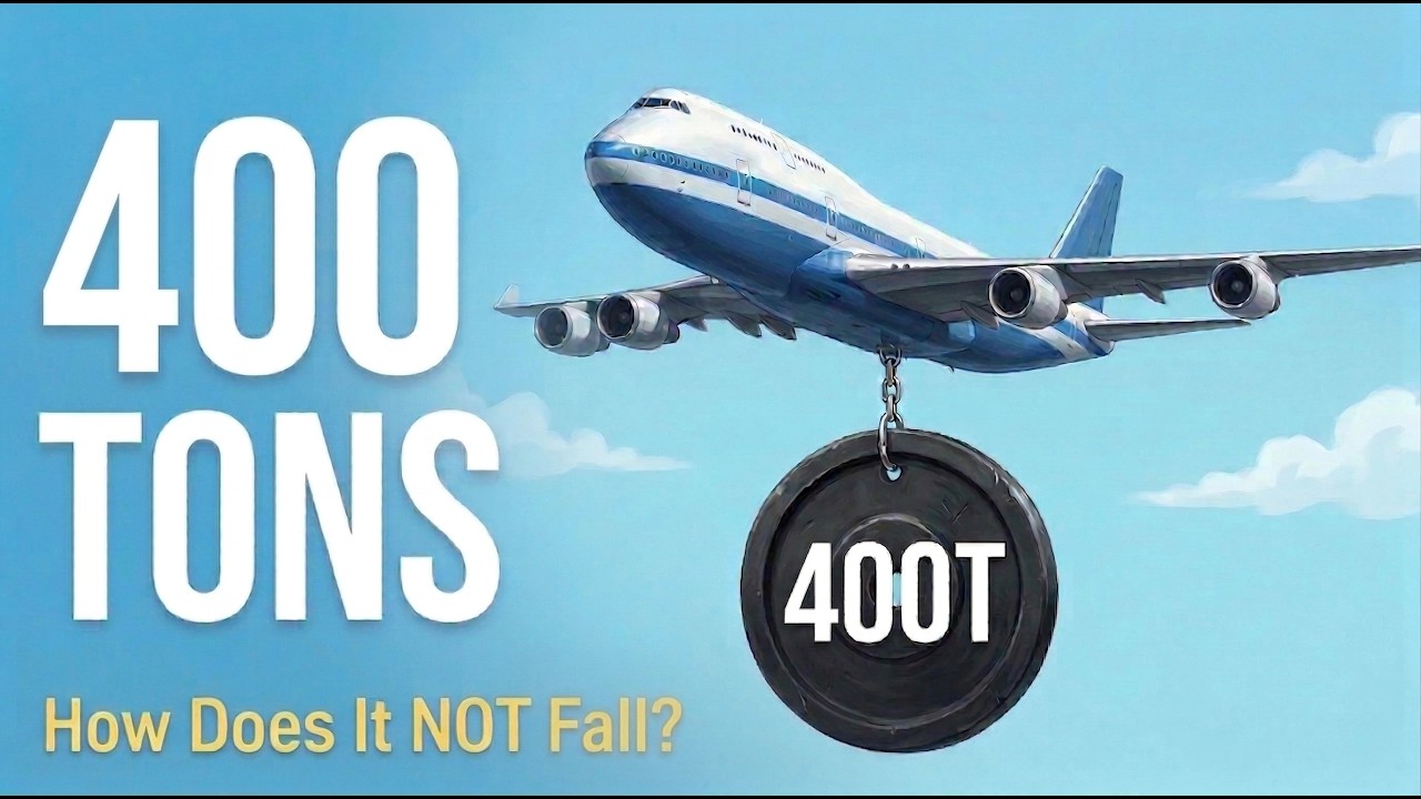 How Planes Actually Fly: Physics explained simply