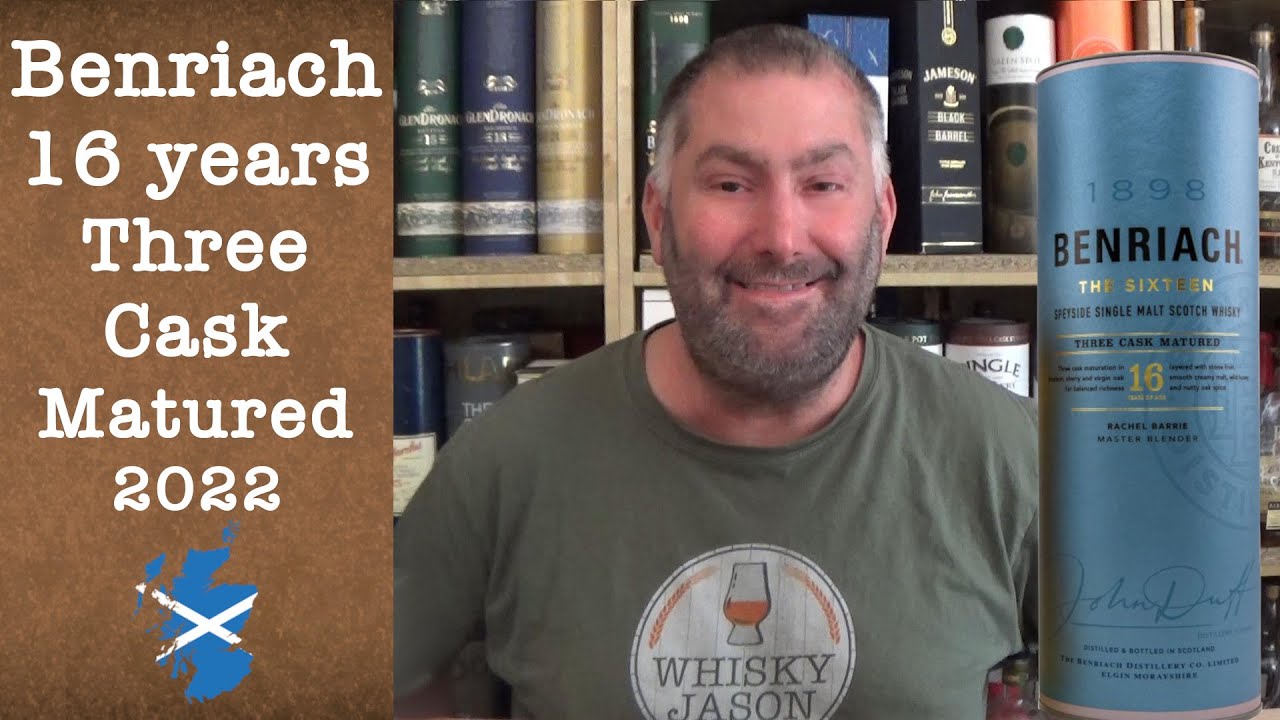 Benriach aged 16 years Three Cask Matured 2022 Single Malt Scotch Whisky Review by WhiskyJason