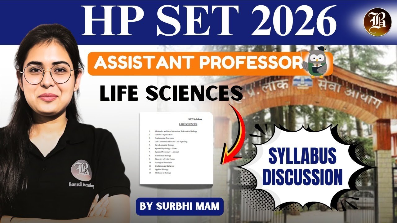 HP SET 2026 | Life Science - Syllabus Explained !