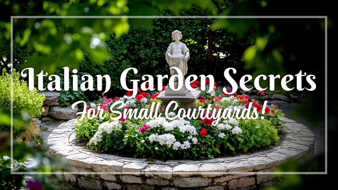 Italian Renaissance Garden Ideas: Small, Elegant, and Timeless Courtyard Designs