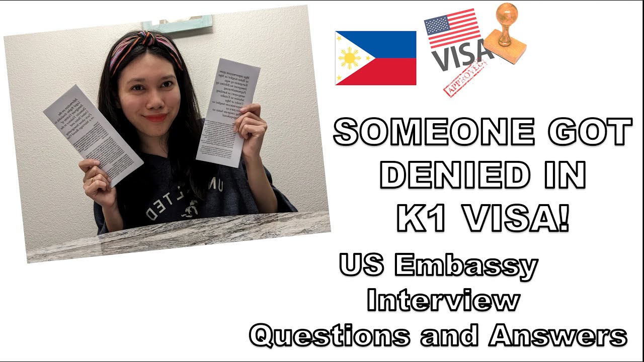 VLOG 10 VISA APPROVED! INTERVIEW QUESTIONS AND ANSWERS I MAY NA DE-DENY PALA SA K1 VISA! #k1visa