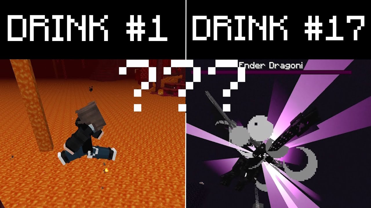 Why does being DRUNK make you Better at Minecraft Speedrunning ???