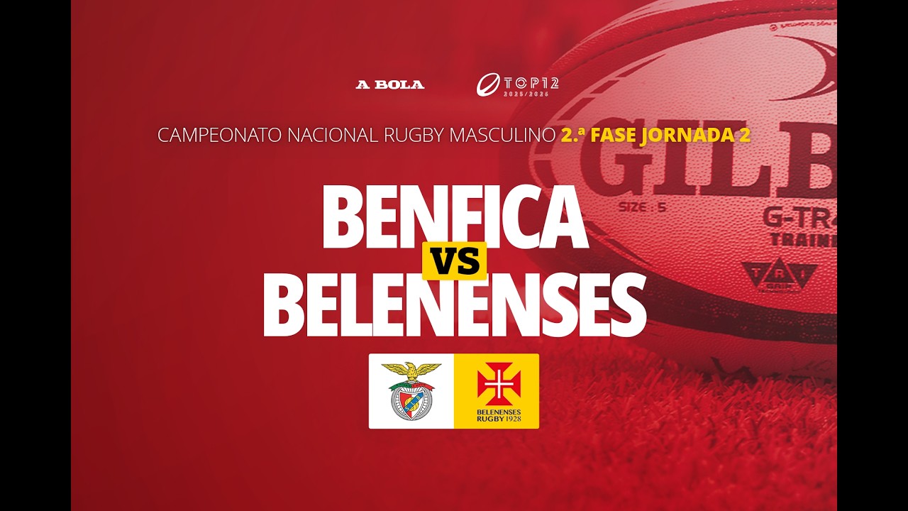 🔴 EM DIRETO | BENFICA x BELENENSES | CAMPEONATO NACIONAL DE RUGBY MASCULINO