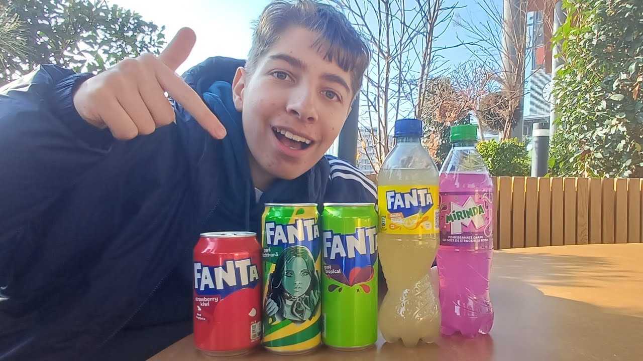 Testez toate Aromele de Fanta!