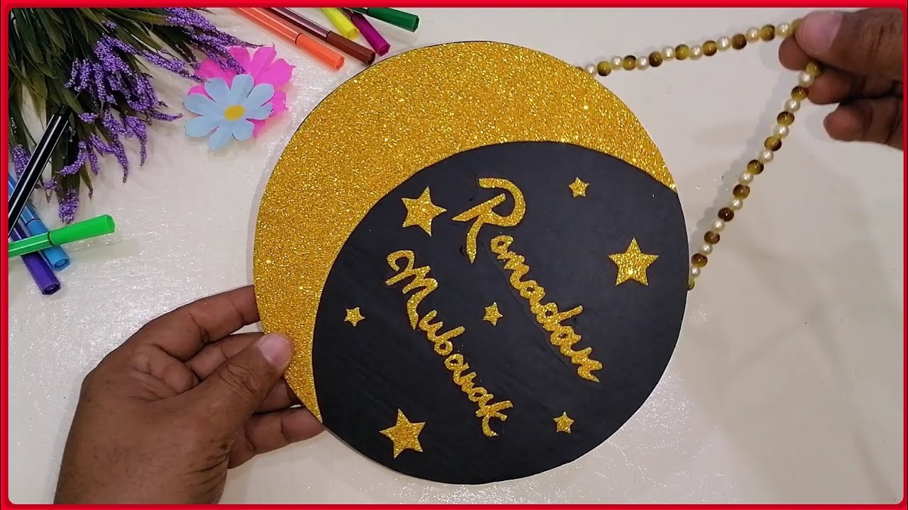 اصنع بنفسك زينة رمضان | أسهل وأجمل زينة رمضان