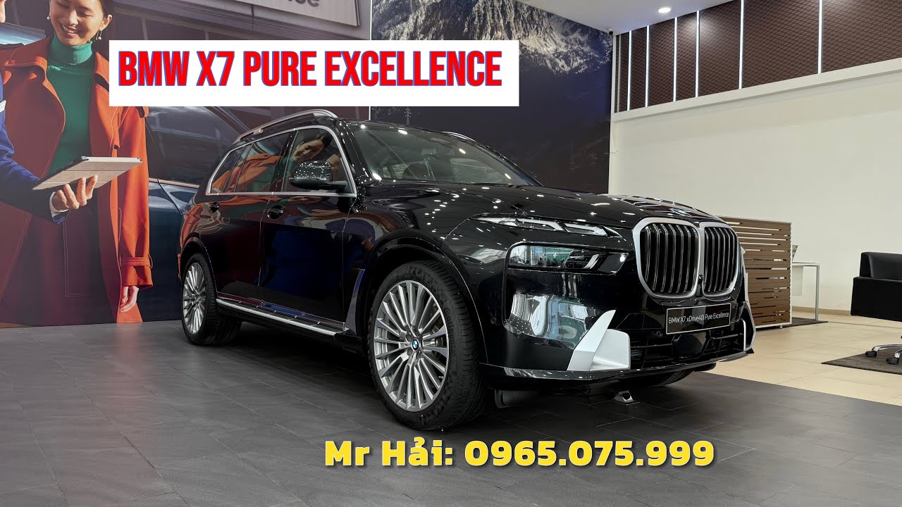 BMW X7 Pure Excellence-LCI Black Sapphire giá tốt tháng 8/2025