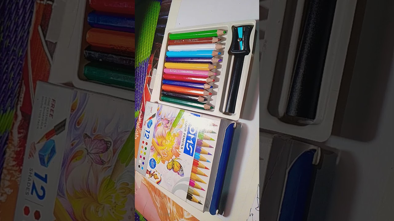 How To Beautifull Village Morning Scenery Pencil Colours Drawing #virelvideo #shorts