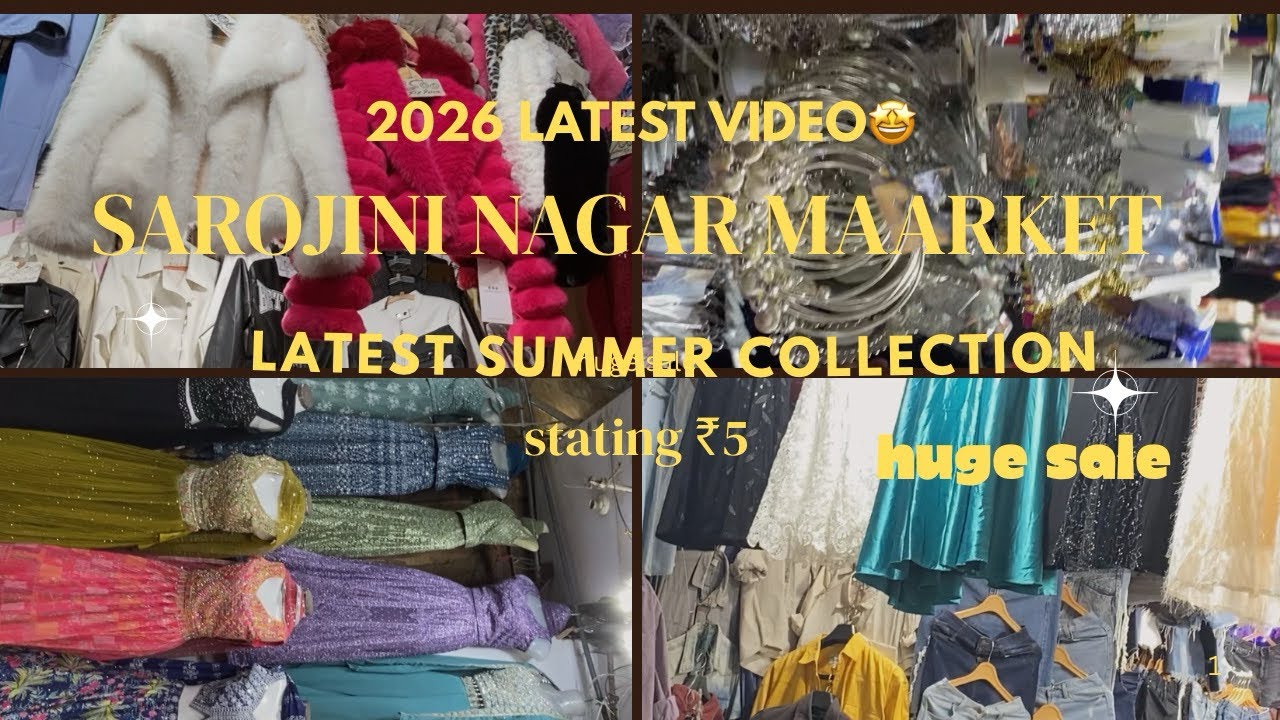 Sarojini Nagar market Delhi | sarojini nagar summer collection 2026 |Sarojini market |@sparklysanju 