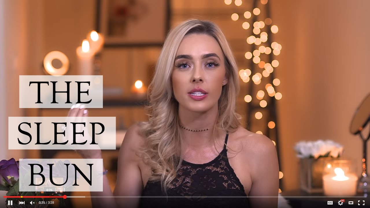 How To Sleep On Hair Without Messing It Up: Sleep Bun Tutorial