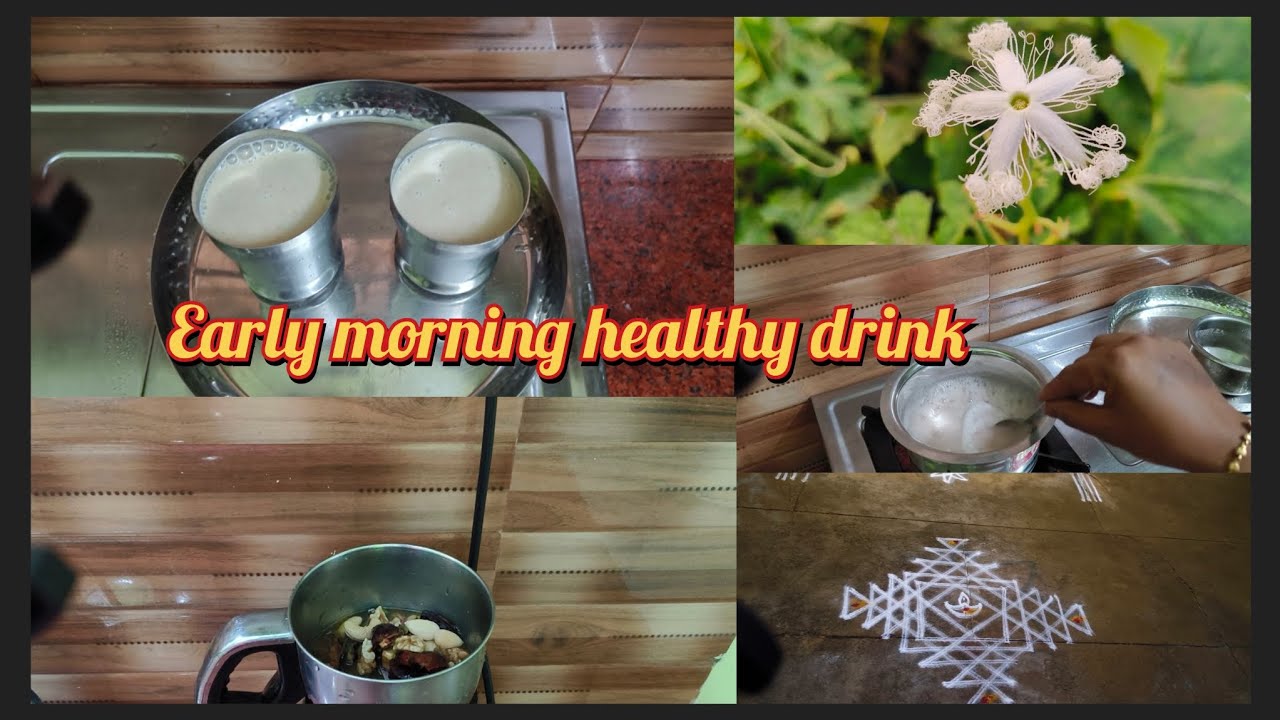 Early morning healthy drink 