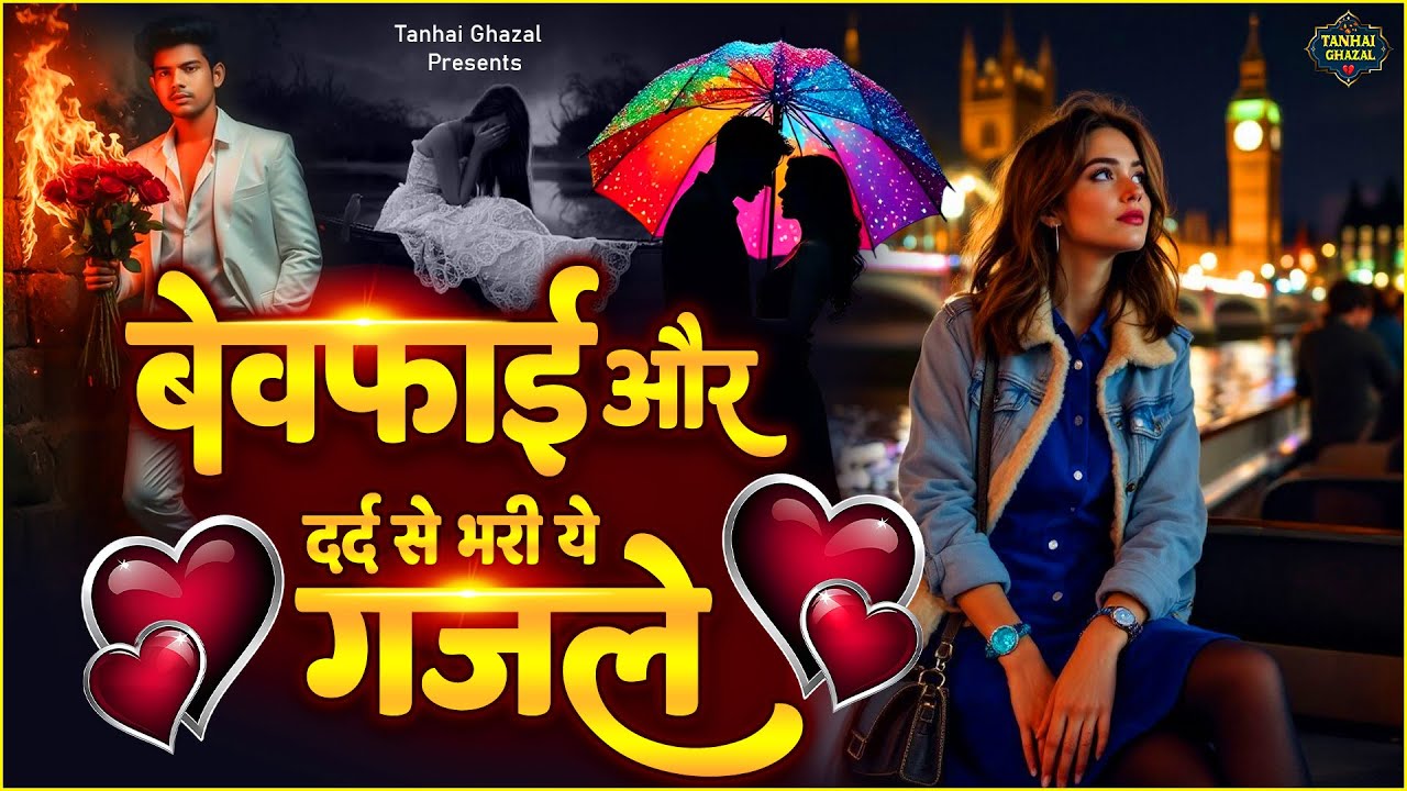 बेवफाई और दर्द से भरी ये ग़ज़ल | Dard Bhari Ghazal | Very Emotional Ghazal #sadmusic