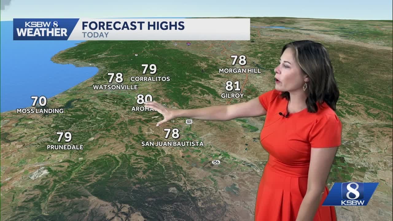 Even Warmer Today, Then A Slight Cool Down Monday and Tuesday