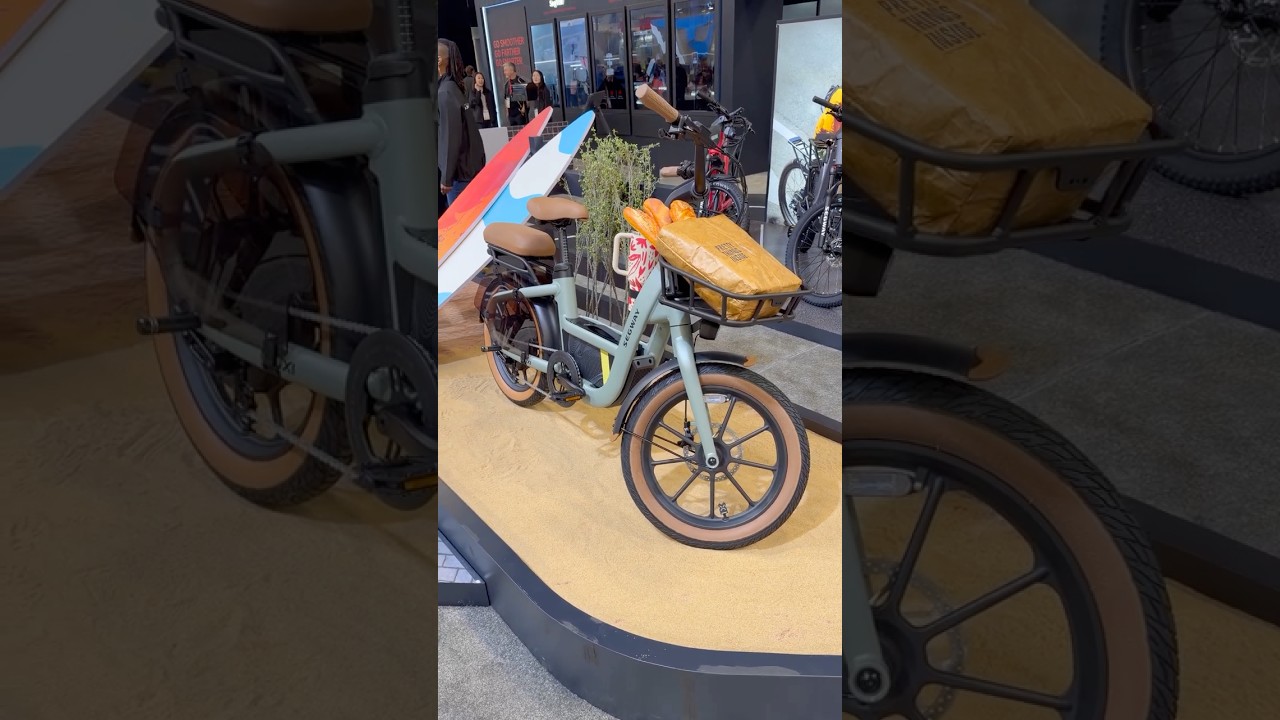 Первый взгляд на электровелосипед Segway Muxi на выставке CES | Выход в конце первого квартала 20...