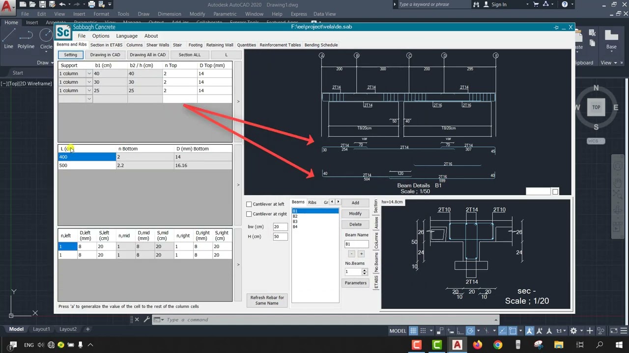 Sabbagh Concrete -6-Beams-Setting