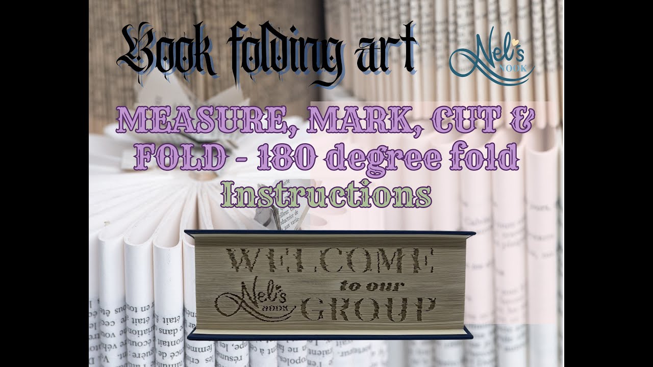 Measure, Mark, Cut & Fold - with 180 Degree fold