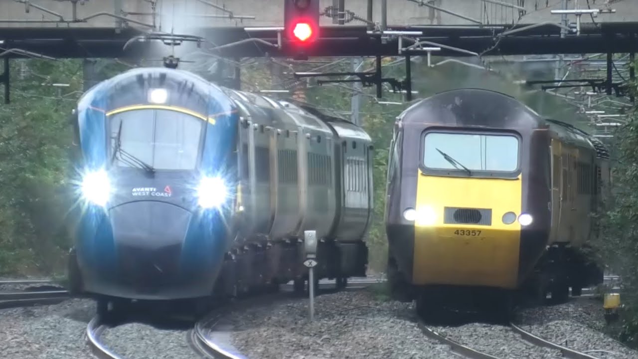 Fantastic Action At A Busy Wet Tamworth Station 23 Freight Movements 1st October 24