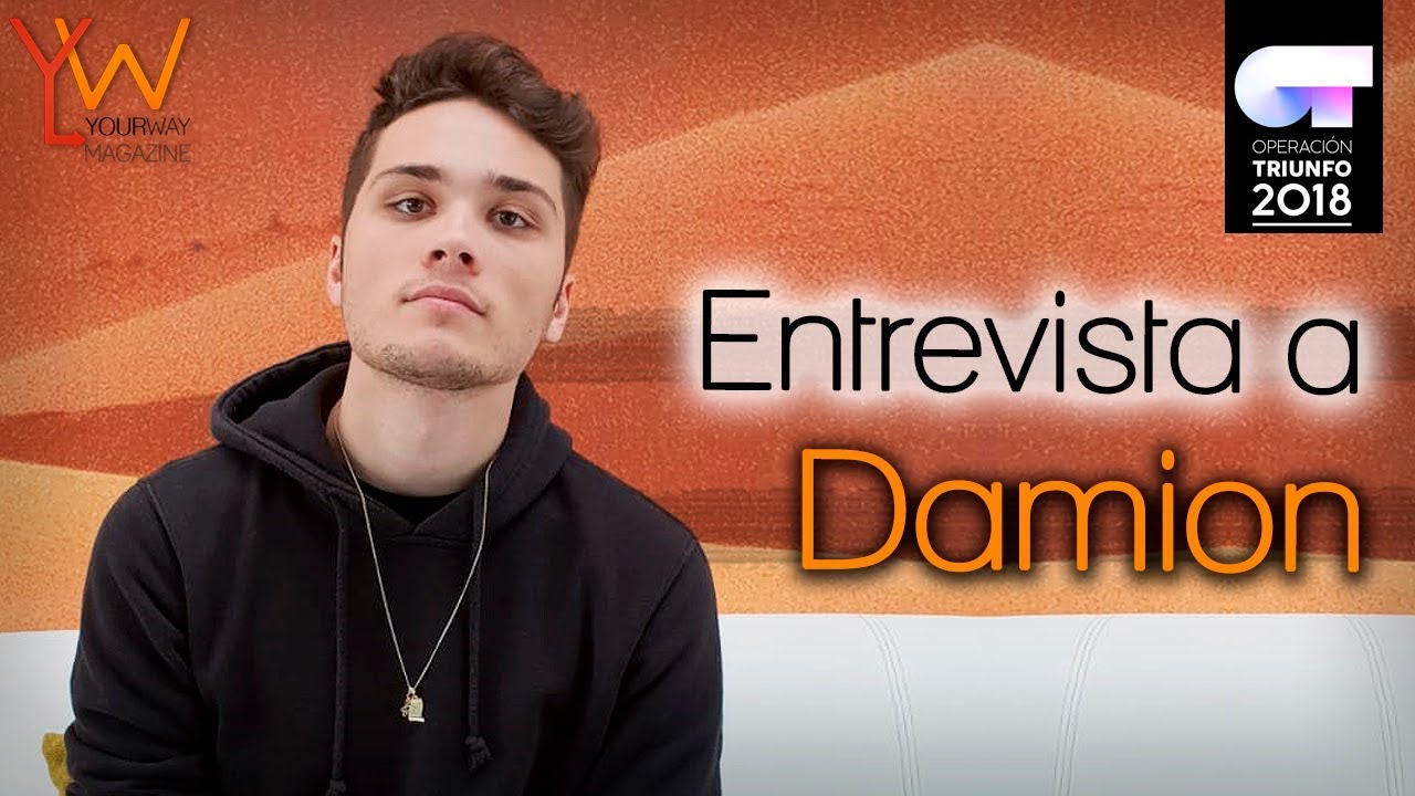 ENTREVISTA A DAMION (OT 2018): «Siempre había como una barrera que me estaba bloqueando»