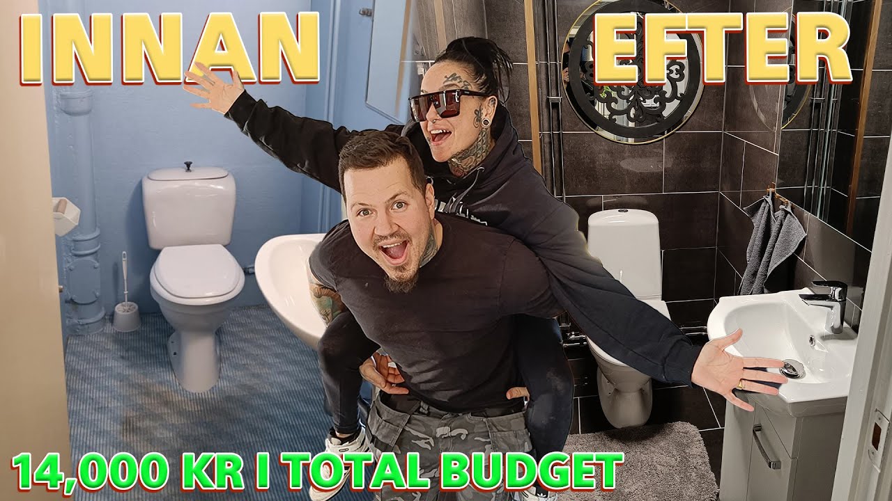 Bygger Färdigt Toaletten - Lyxkänsla med 14,000kr i budget