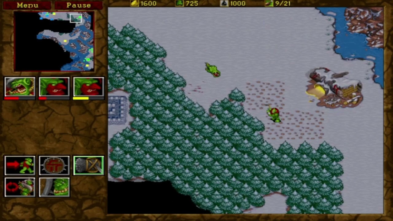 Warcraft 2 - Tides of Darkness - Orc Campaing Map 10