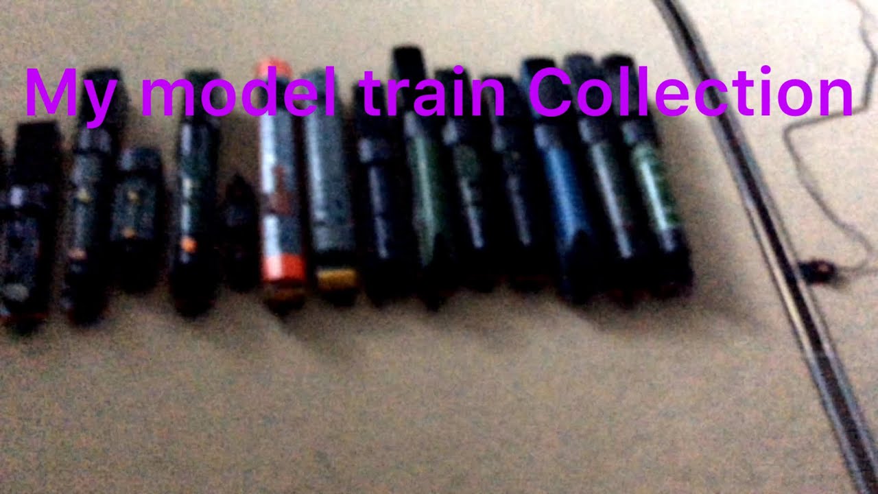 My model train collection