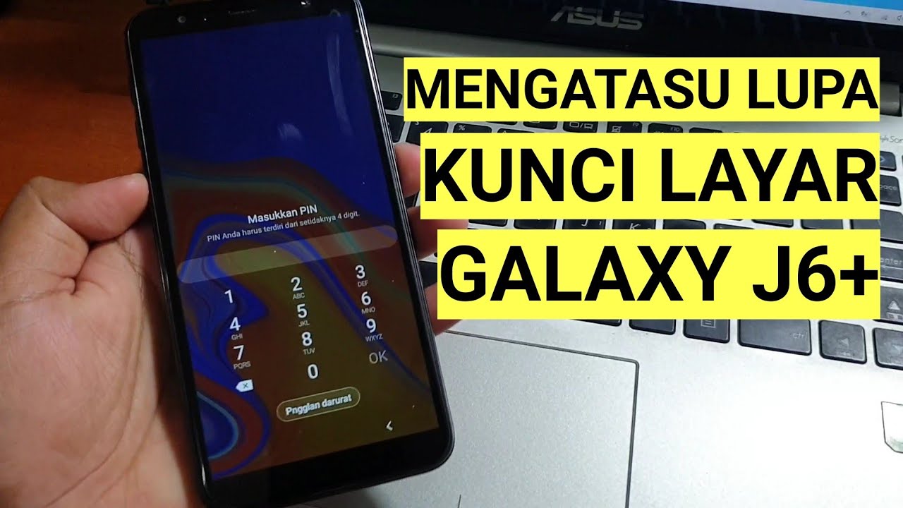 Cara Hapus Pola Samsung Galaxy J6 Plus via Recovery Mode