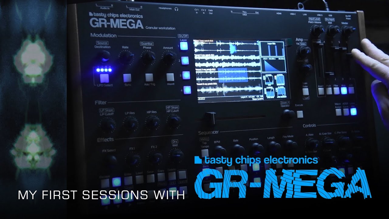My first sessions with GR-MEGA - granular workstation by Tasty Chips Electronics