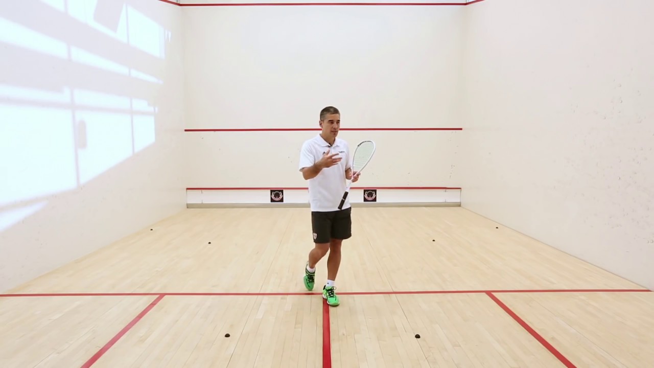 Squash tips: 1,2,3 movement exercise with Thierry Lincou