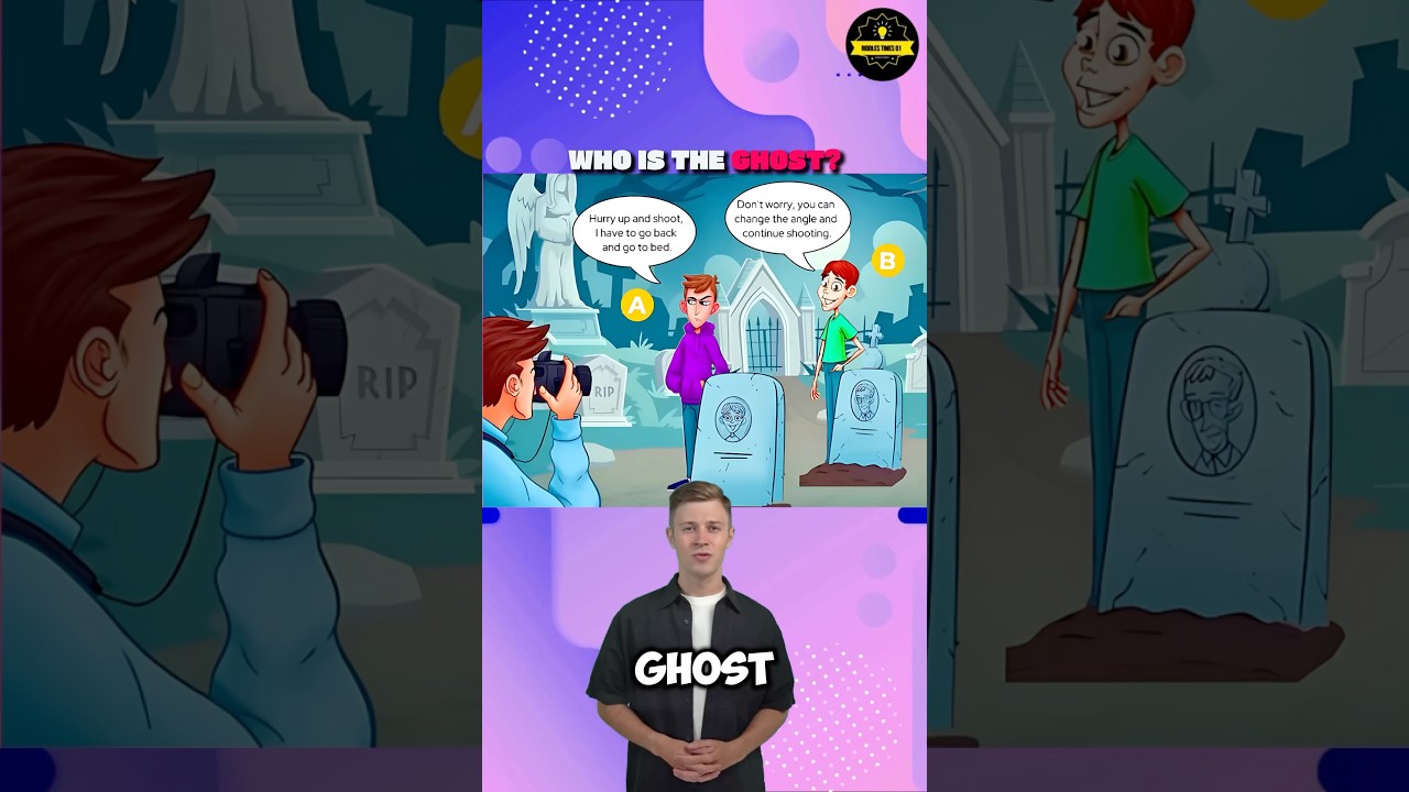 Who is the ghost?|#mindbendingquiz #quizapp #jinglequiz #quizgame #riddlejourney #quizquiz #quiz