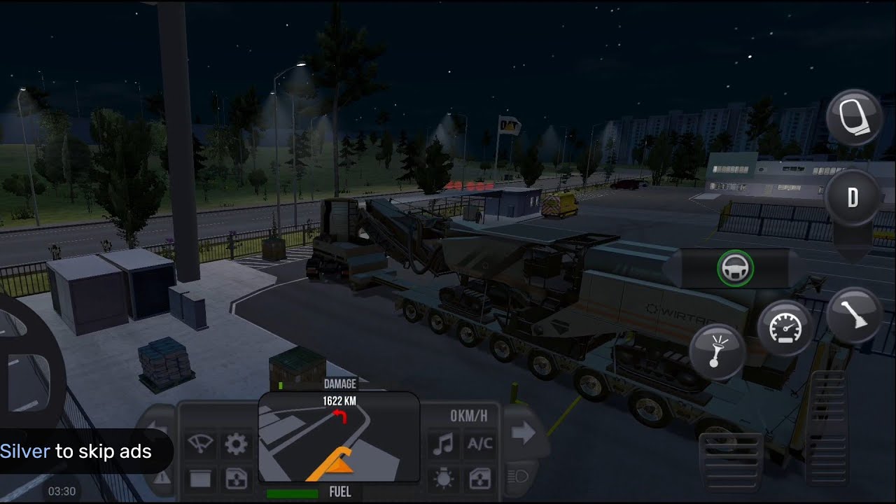 Transport machine by truck 