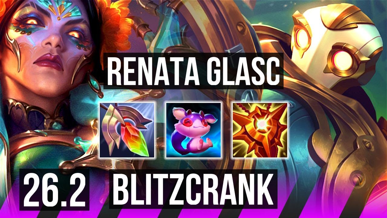 RENATA GLASC & Jinx vs BLITZCRANK & Smolder (SUP) | Good KDA: 1/2/27 | EUW Master | 26.2