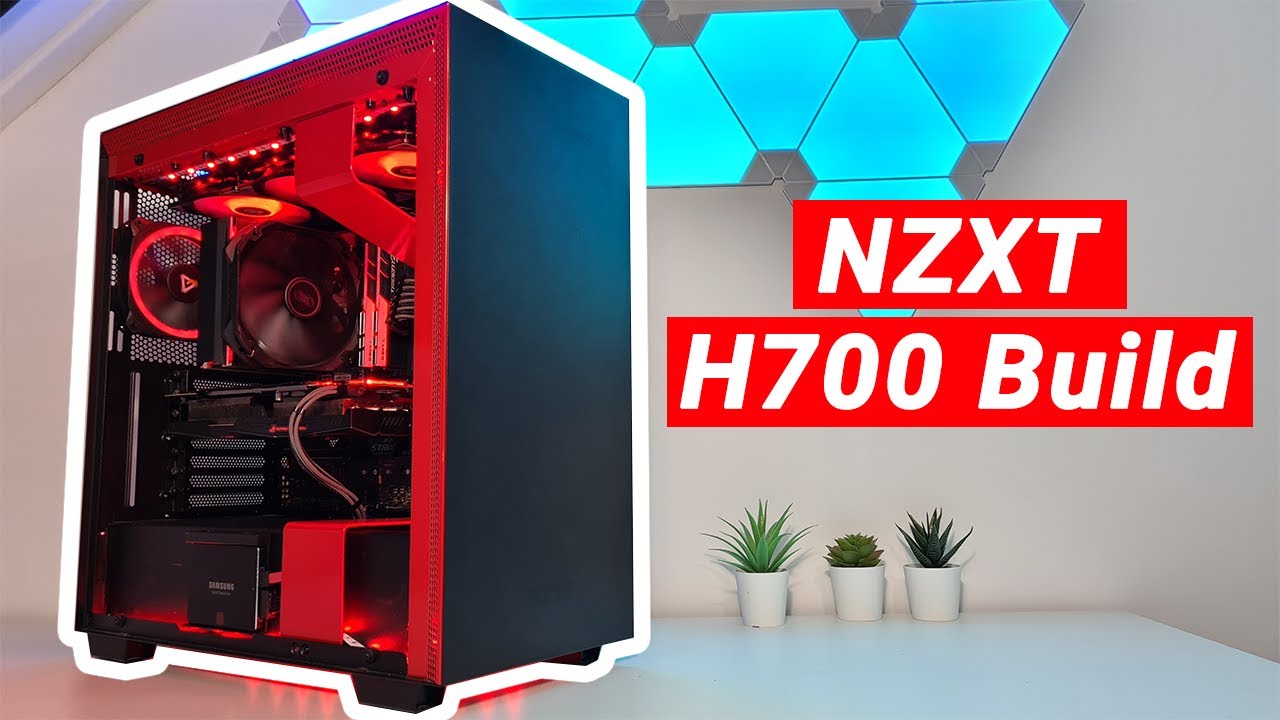 NZXT H700 Red - PC Timelapse Build