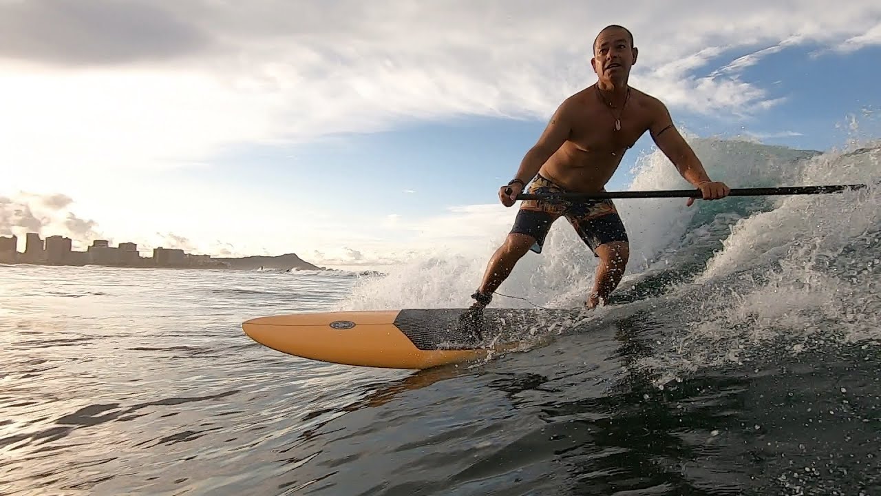 Spring Surfing The Point at Kewalos 2021