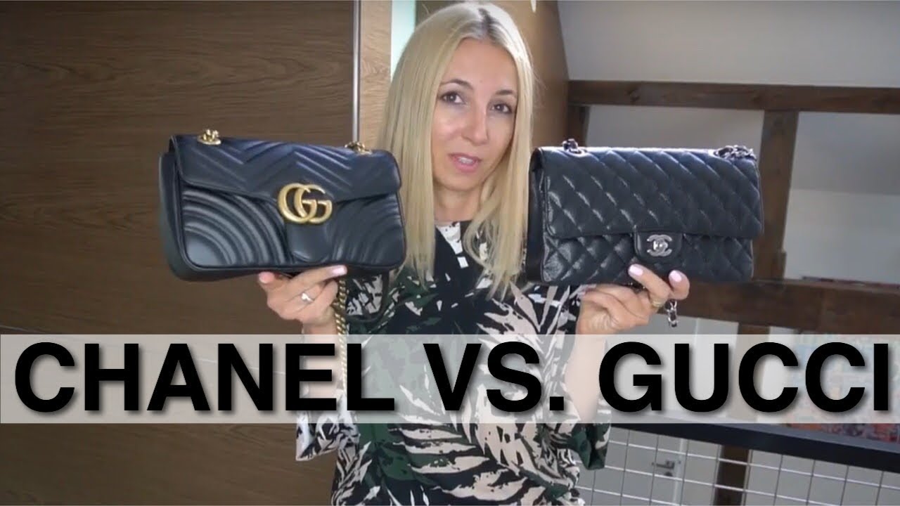 CHANEL CLASSIC FLAP VS. GUCCI MARMONT || LUXURY HANDBAG COMPARISON || ANNA IN WARSAW