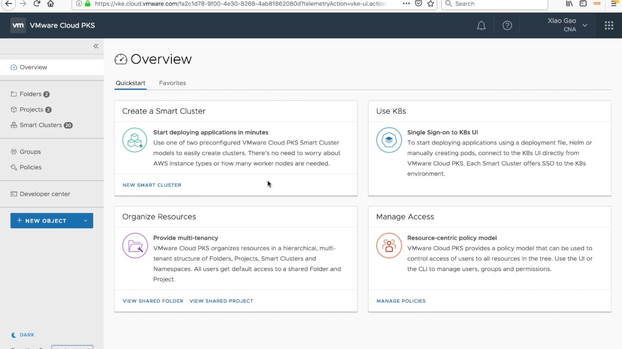 VMware Cloud PKS Overview - Getting Started