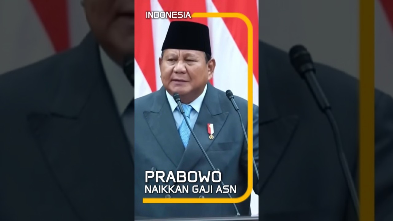 RESMI! Gaji ASN, Guru, TNI, Polri NAIK di RKP 2025. #prabowosubianto  #gajiasn #short