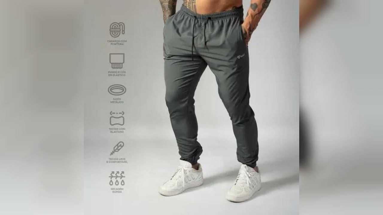 Review: Calça Tactel Jogger Com Elastano Active Wear Void Verão