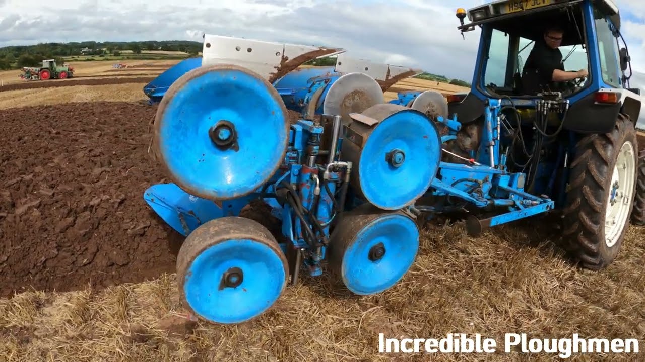 1991 Ford 6410 iii 4.4 Litre 4-Cyl Diesel Tractor (80 HP) with Lemken Reversible Plough Stone 2023