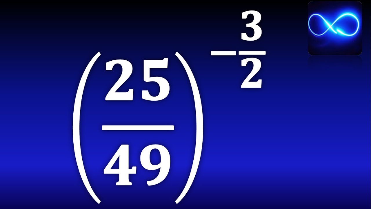 Дробь с отрицательным дробным показателем (упражнение 2)