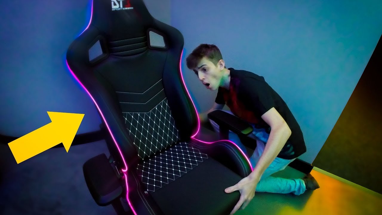 ACHEI UMA CADEIRA RGB NO SPACE! ( funciona )
