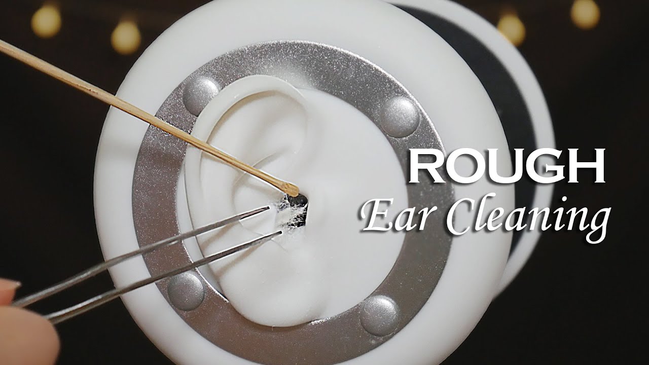 [АСМР] ROUGH Ear Cleaning with Scraping Earwax (No Talking)
