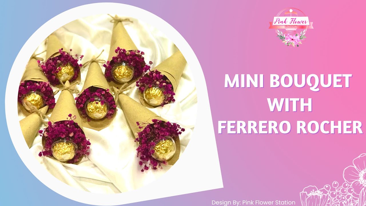 Mini Bouquet with Ferrero Rocher