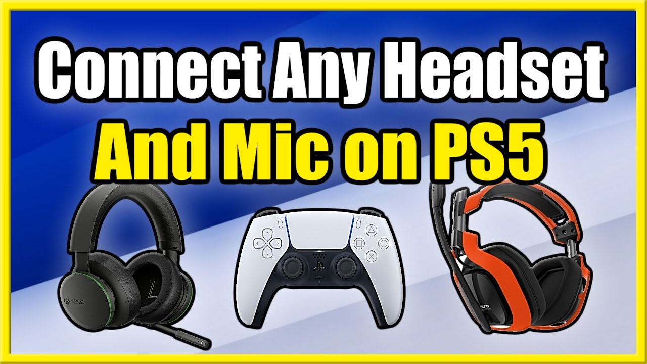 Как подключить любую гарнитуру или микрофон к PS5 (по Bluetooth или проводу)