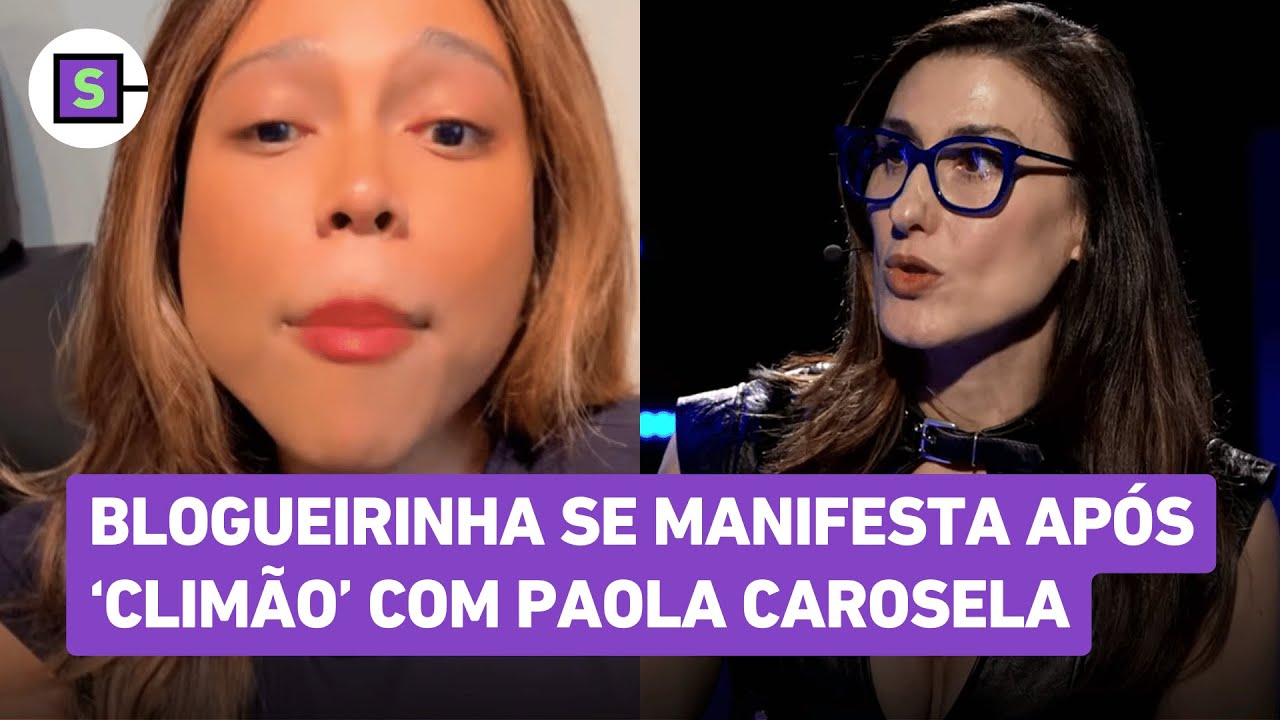 Blogueirinha se manifesta após suposto climão com Paola Carosella: 'problema é dela'