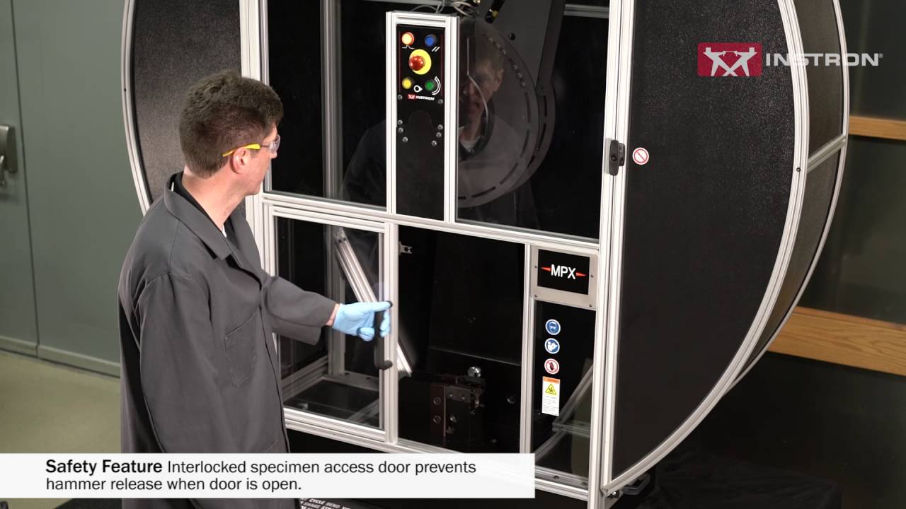 Charpy Testing on Instron® MPX Motorized Pendulum Impact Tester
