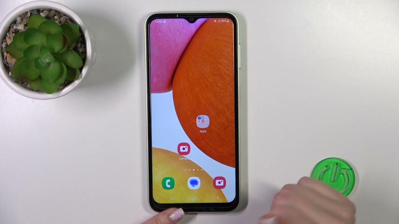 How to Create Home Screen Folders on SAMSUNG Galaxy M14? - Organize Apps