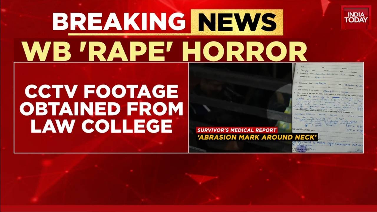 CCTV Footage Corroborates Kolkata Gang Rape Claim, Supports Victim's Allegations | India Today