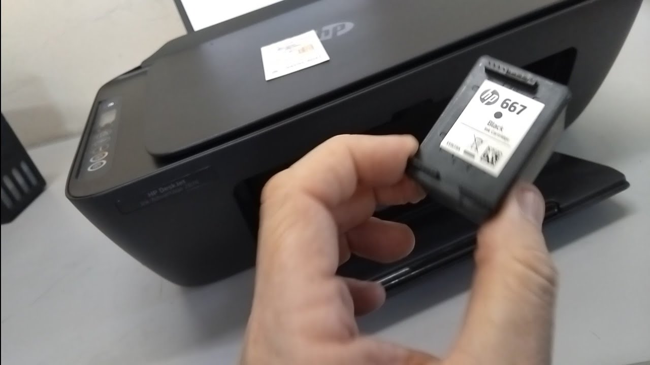 Acabou a tinta preta da HP 2874, veja como usar cartucho única e continuar imprimindo